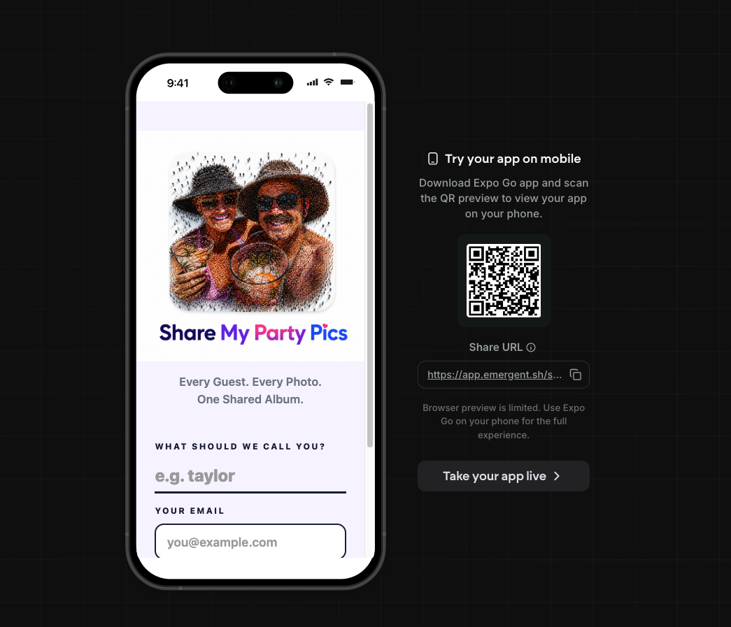 Share My Party Pics